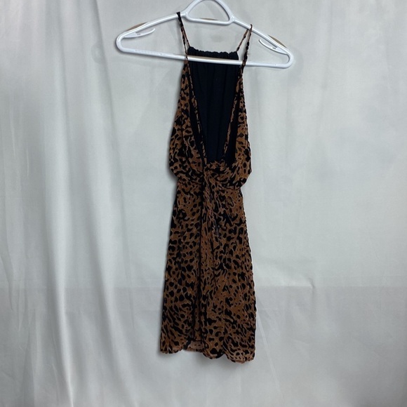 LULUS Intention Brown Leopard Burnout Velvet Print Dress - Picture 11 of 17